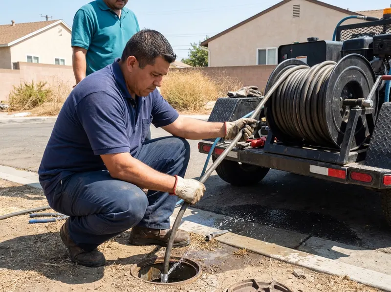 Main Sewer Line Hydro-Jetting in los angeles, CA